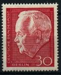 Stamps Germany -  Presidente Lübke