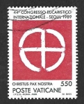Sellos de Europa - Vaticano -  838 - XLIV Congreso Internacional Eucarístico