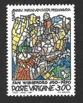 Sellos de Europa - Vaticano -  858 - 1300 Aniversario del Ministerio de San Willibrord