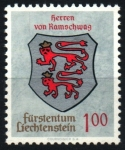 Sellos de Europa - Liechtenstein -  serie- Escudos nobiliarios