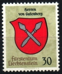 Stamps Liechtenstein -  serie- Escudos nobiliarios