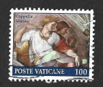 Stamps Vatican City -  871 - Detalles de Pinturas de La Capilla Sixtina