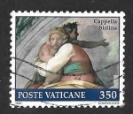 Stamps Vatican City -  874 - Detalles de Pinturas de La Capilla Sixtina