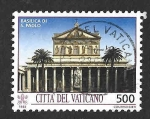 Stamps : Europe : Vatican_City :  920 - Basílica de San Pablo. Roma