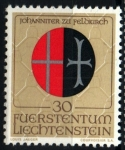 Sellos de Europa - Liechtenstein -  serie- Escudos religiosos