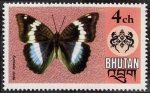 Stamps Bhutan -  Mariposas