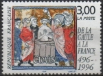 Stamps France -  Baptism of Covis 1500 Anv