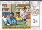 Stamps Burundi -  Año Internacional de la educación 
