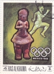 Stamps : Europe : United_Arab_Emirates :  OLIMPIADA MEXICO