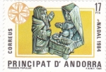 Stamps Andorra -  NAVIDAD´84
