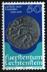 Stamps Liechtenstein -  serie- Monedas