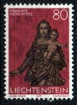 Stamps Liechtenstein -  serie- Esculturas barrocas Erasmus