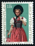 Stamps Liechtenstein -  serie- Trajes festivos tradicionales