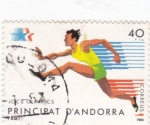 Sellos de Europa - Andorra -  OLIMPIADA LOS ANGELES'84