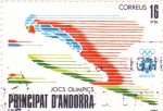 Stamps Andorra -  OLIMPIADA SARAJEVO'84