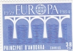 Stamps Andorra -  EUROPA CEPT