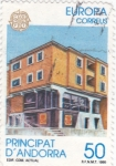 Stamps Andorra -  Edificio