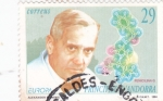 Stamps Andorra -  Alexander Fleming- Penicilina