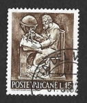 Sellos del Mundo : Europa : Vaticano : 425 - Oficio: Bajorrelieve