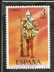 Stamps Spain -  Arcabucero de Infanteria