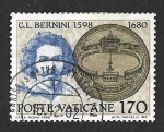 Sellos de Europa - Vaticano -  674 - II Centenario de la Muerte de Gian Lorenzo Bernini