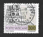 Sellos de Europa - Vaticano -  700 - Viajes del Papa Juan Pablo II