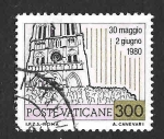 Sellos de Europa - Vaticano -  700 - Viajes del Papa Juan Pablo II