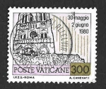 Stamps : Europe : Vatican_City :  700 - Viajes del Papa Juan Pablo II