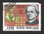 Sellos de Europa - Vaticano -  730 - Gregor Johann Mendel