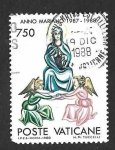 Stamps Vatican City -  810 - Año Mariano 1987-1988