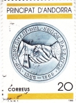 Stamps Andorra -  moneda-tratado