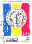 Stamps Andorra -  XXV aniversario Arte y Cultura