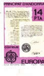 Stamps Andorra -  Ley de Nueva Reforma de 1866  CEPT