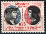 Stamps Monaco -  serie- 450 años Soberanía monegasca