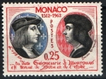 Sellos de Europa - Mnaco -  serie- 450 años Soberanía monegasca
