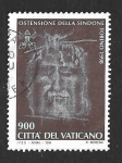 Stamps Vatican City -  1073 - Exposición de la Sábana Santa de Turín