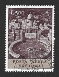 Stamps Vatican City -  C52 - Vista Aérea de la Plaza de San Pedro y la Ciudad del Vaticano