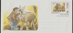 Stamps Spain -  escenas del Quijote - sobre prefranqueado