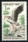 Sellos de Europa - Mnaco -  serie- Aves beneficiosas para la agricultúra