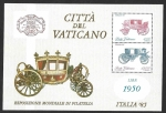 Sellos de Europa - Vaticano -  HB 767a - Exposición Mundial de Filatelia