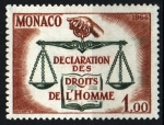 Stamps Monaco -  XXV aniv. Declaración Derechos Humanos