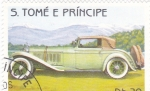 Sellos de Africa - Santo Tom� y Principe -  Mercedes Cabriolet