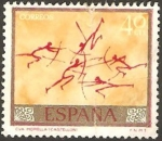 Stamps Spain -  1779 - homenaje al pintor desconocido - cueva de morella (castellon)