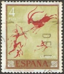Stamps Spain -  1787 - homenaje al pintor desconocido - cueva remigia (castellon)