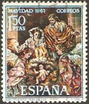 Stamps Spain -  1838 - Navidad