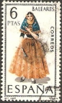 Stamps Spain -  1773 - trajes típicos españoles, baleares
