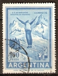 Stamps : America : Argentina :  SALTO  EN  SKI