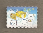 Stamps Slovenia -  Carta de Europa