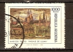 Stamps Argentina -  PAISAJE  DE  LUJÁN