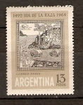 Stamps Argentina -  DIA  DE  LA  RAZA